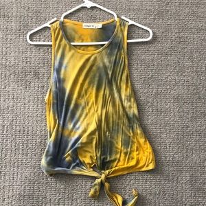 Tie-dyed tank top